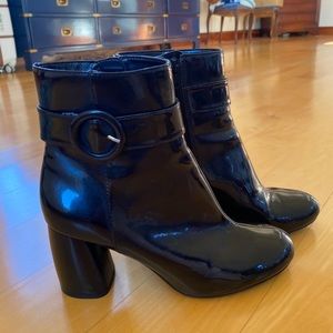 Patent Leather Booties